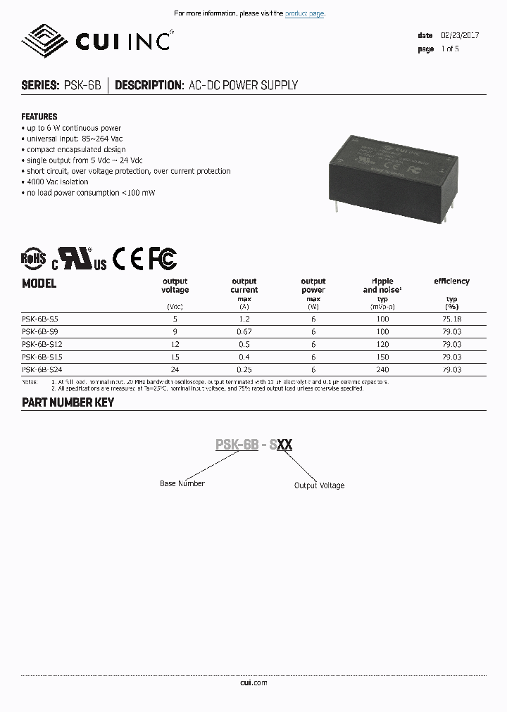 PSK-6B_9087377.PDF Datasheet