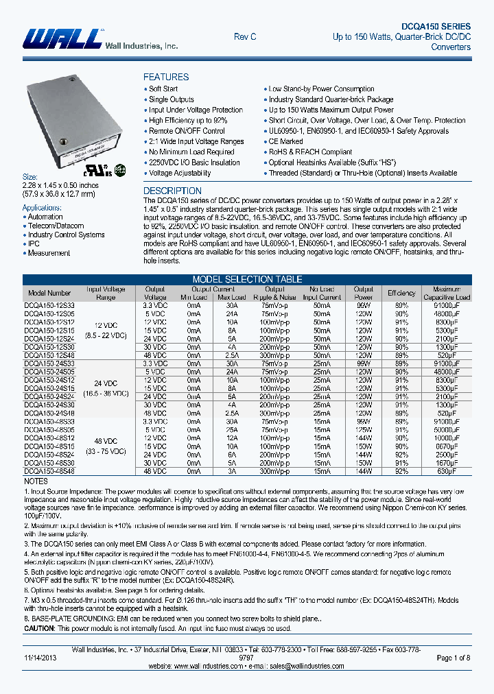 DCQA150-24S30RH_9087411.PDF Datasheet