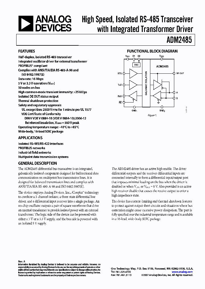 ADM2485_9087879.PDF Datasheet