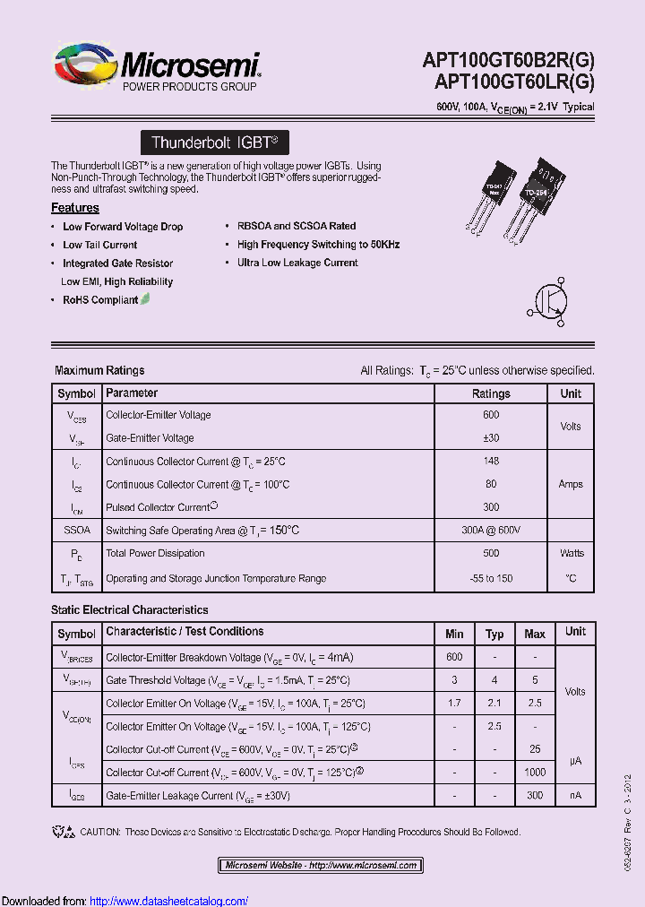 APT100GT60B2RG_9088109.PDF Datasheet