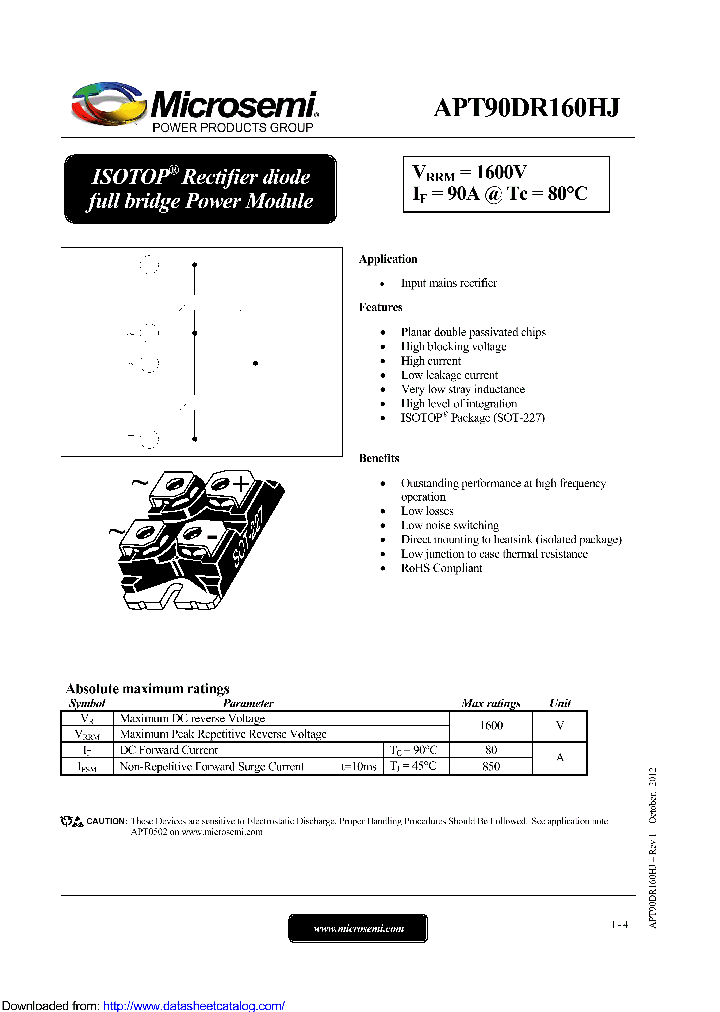 APT90DR160HJ_9088112.PDF Datasheet