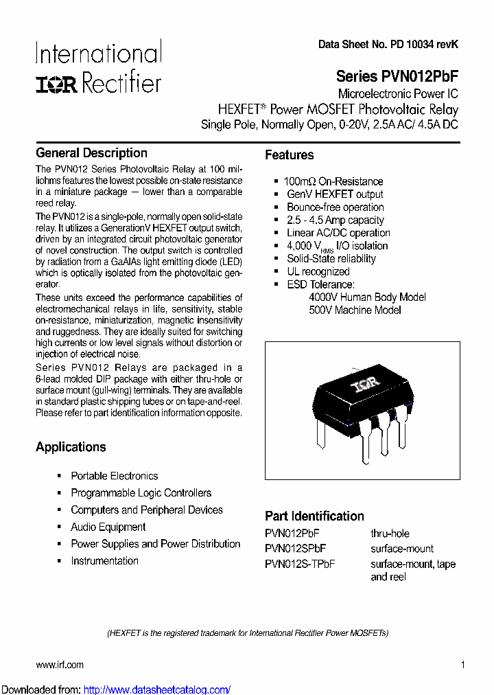PVN012PBF_9088158.PDF Datasheet