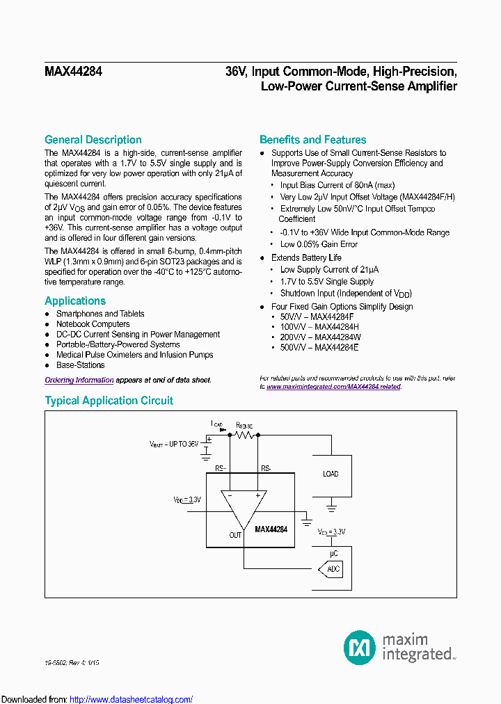 MAX44284EAWT_9088205.PDF Datasheet