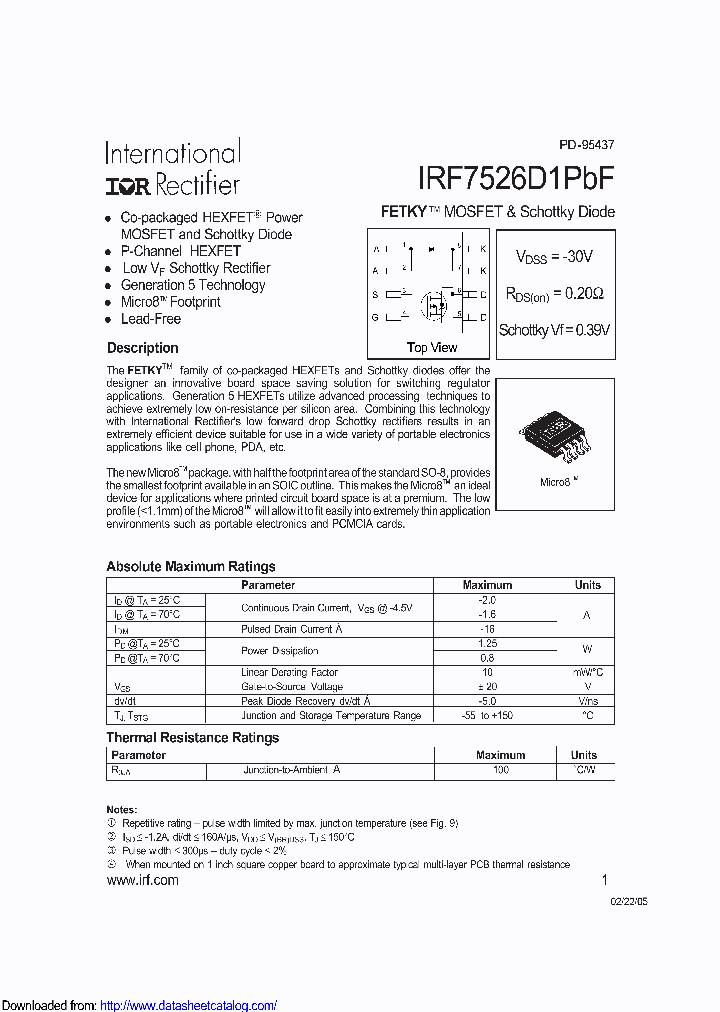 IRF7526D1PBF_9088391.PDF Datasheet