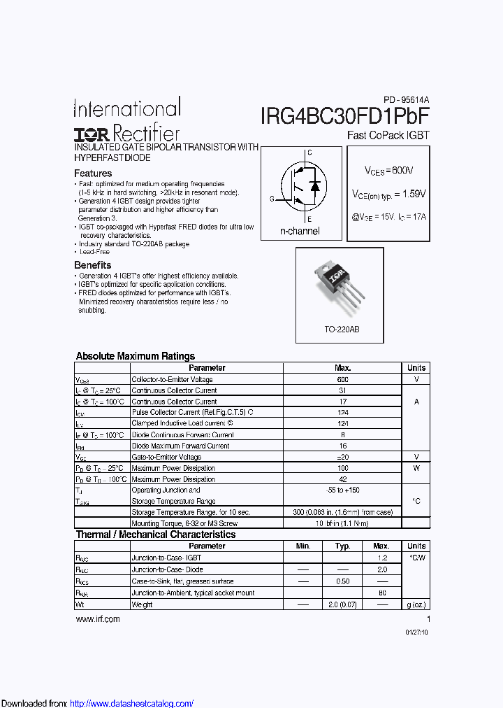 IRG4BC30FD1PBF_9088396.PDF Datasheet