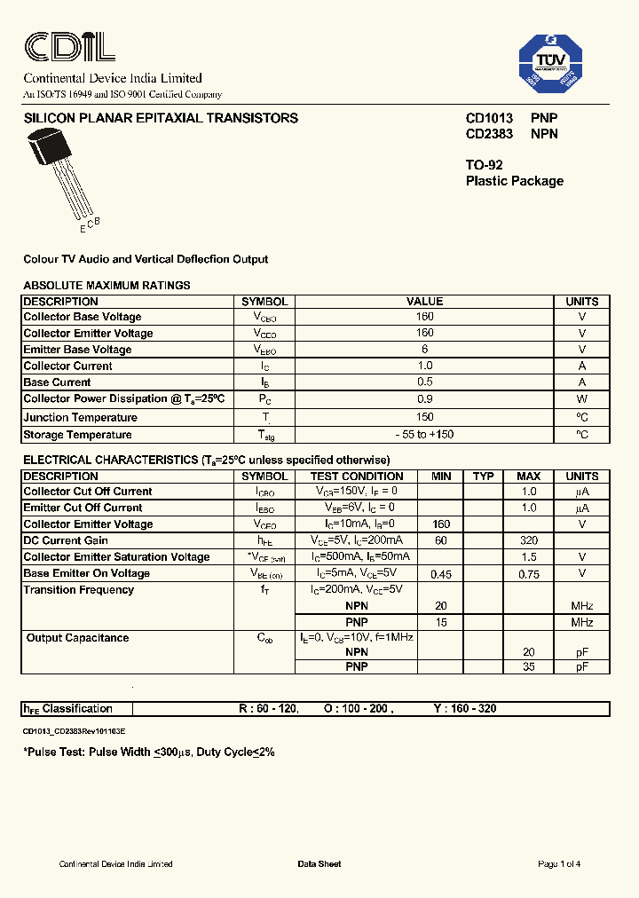 CD2383Y_9089111.PDF Datasheet