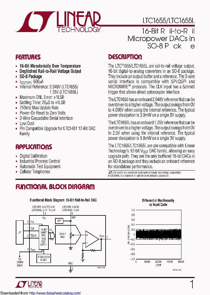 LTC1655LIN8PBF_9089288.PDF Datasheet