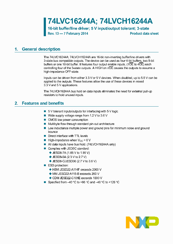 74LVC16244ABX_9089707.PDF Datasheet