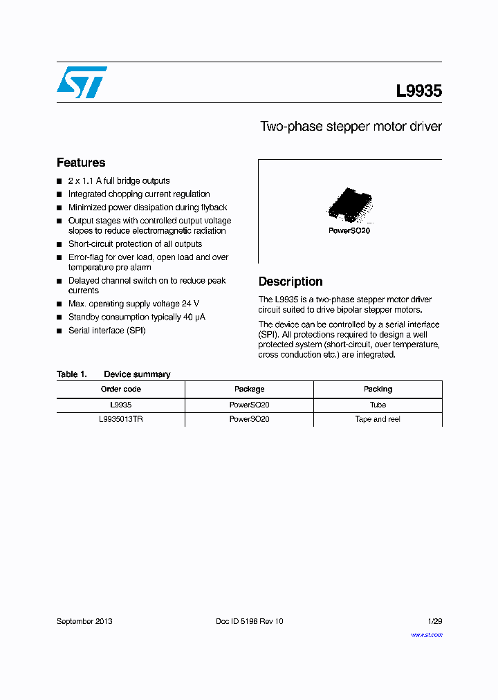 E-L9935013TR_9090864.PDF Datasheet