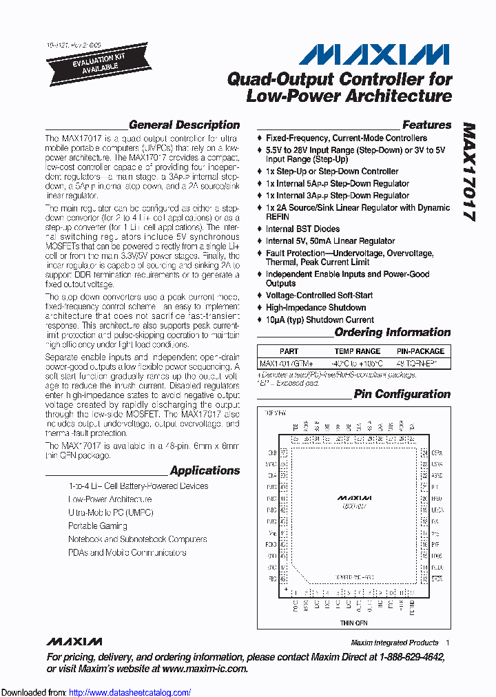 MAX17017GTM_9090967.PDF Datasheet