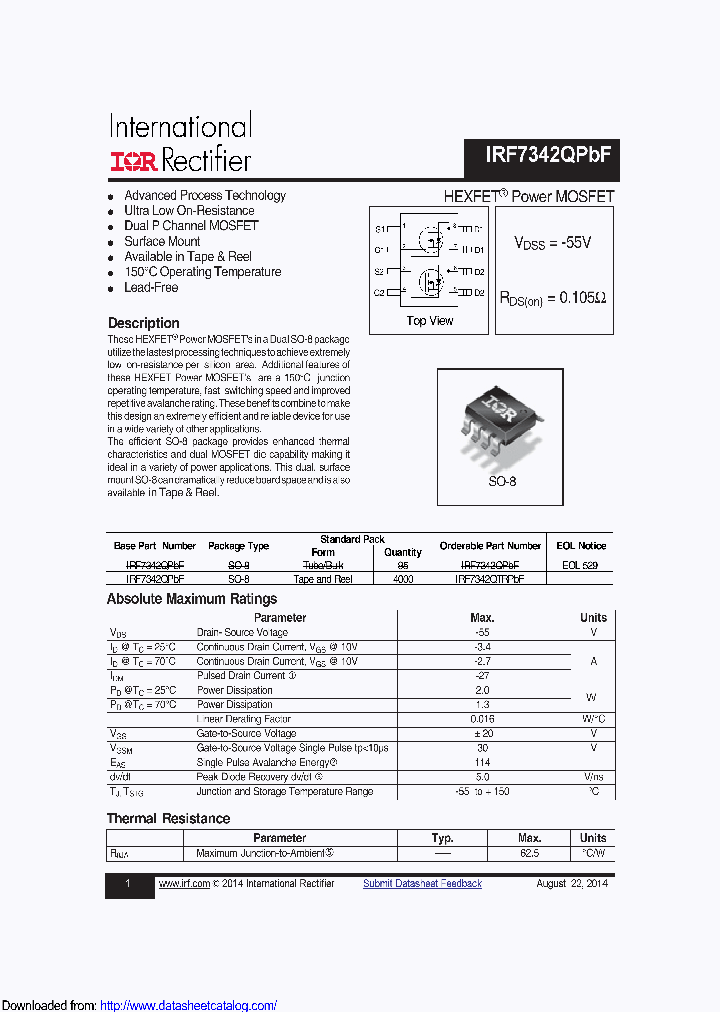IRF7342Q_9091133.PDF Datasheet