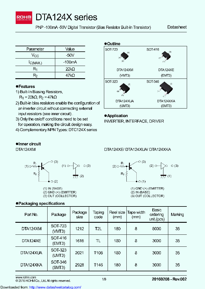 DTA124XMT2L_9091629.PDF Datasheet