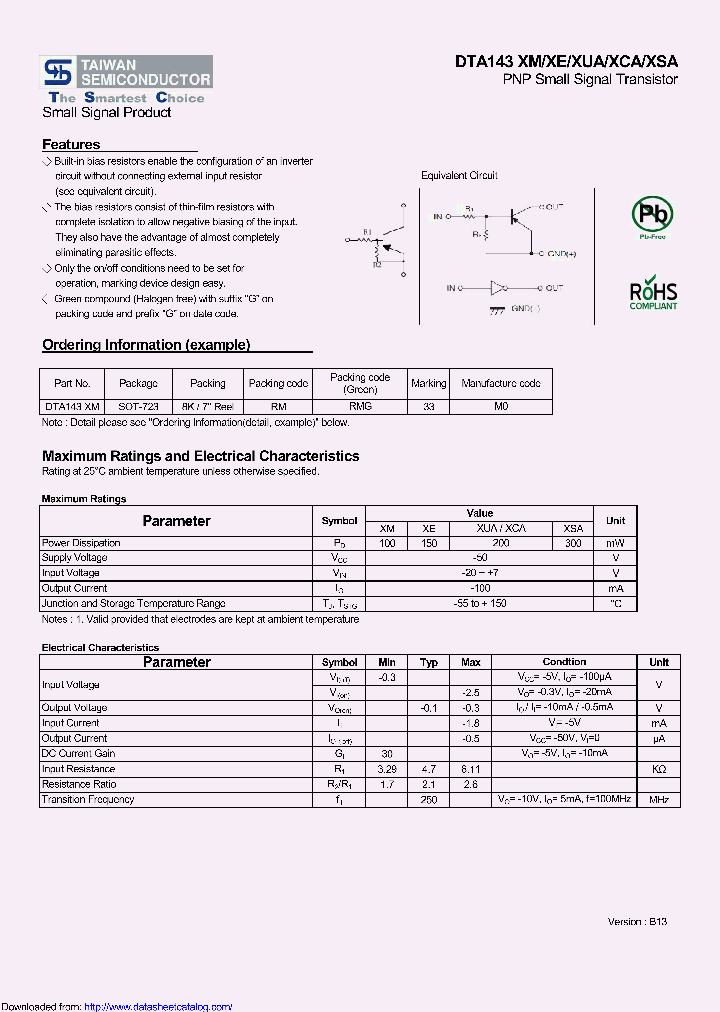 DTA143XE_9091980.PDF Datasheet