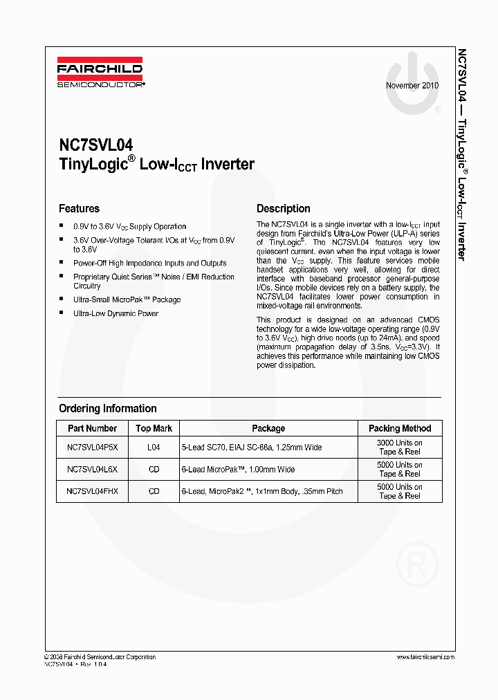 NC7SVL04_9092143.PDF Datasheet