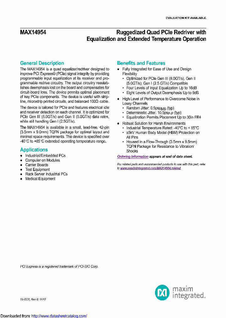 MAX14954ETO_9092295.PDF Datasheet