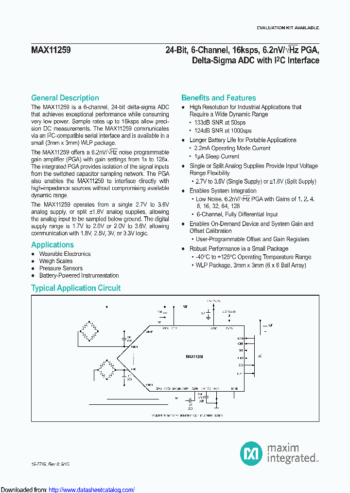 MAX11259AWX_9093027.PDF Datasheet