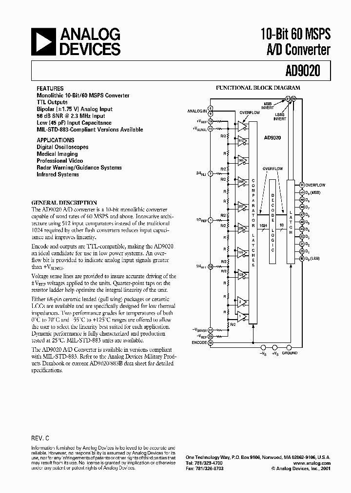 AD9020SZ883B_9093217.PDF Datasheet