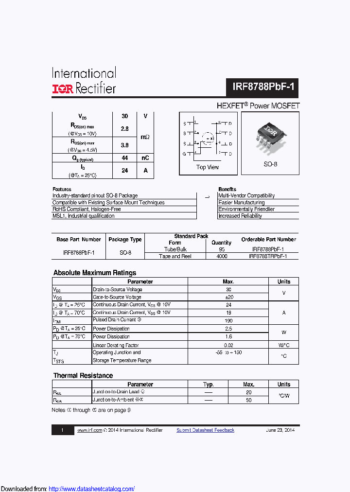 IRF8788TRPBF-1_9093630.PDF Datasheet