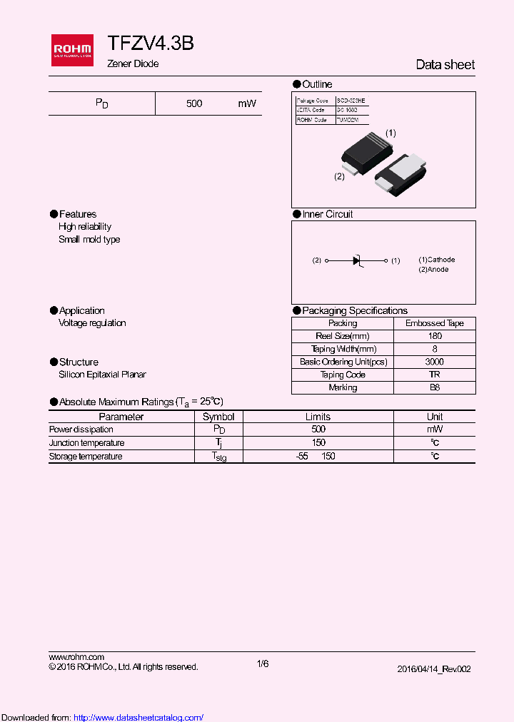 TFZV43B_9094304.PDF Datasheet