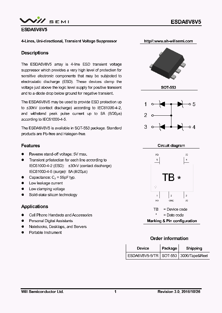 ESDA6V8V5_9095000.PDF Datasheet