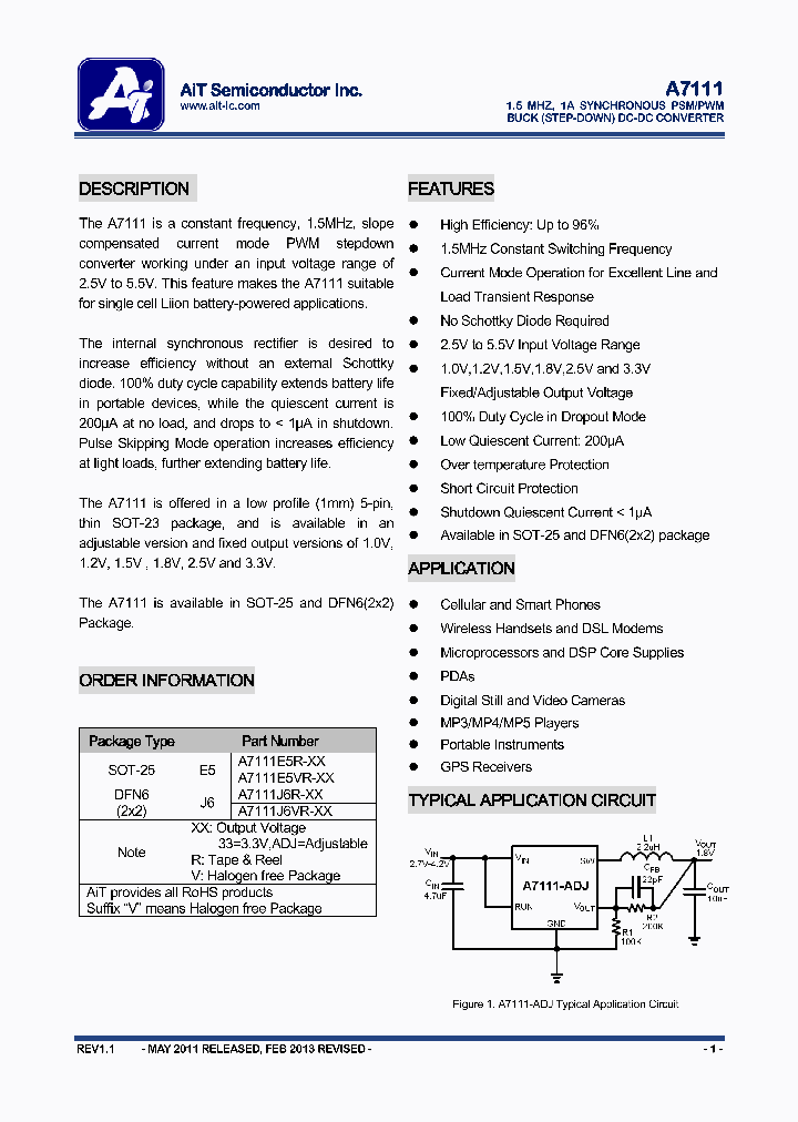 A7111_9095501.PDF Datasheet