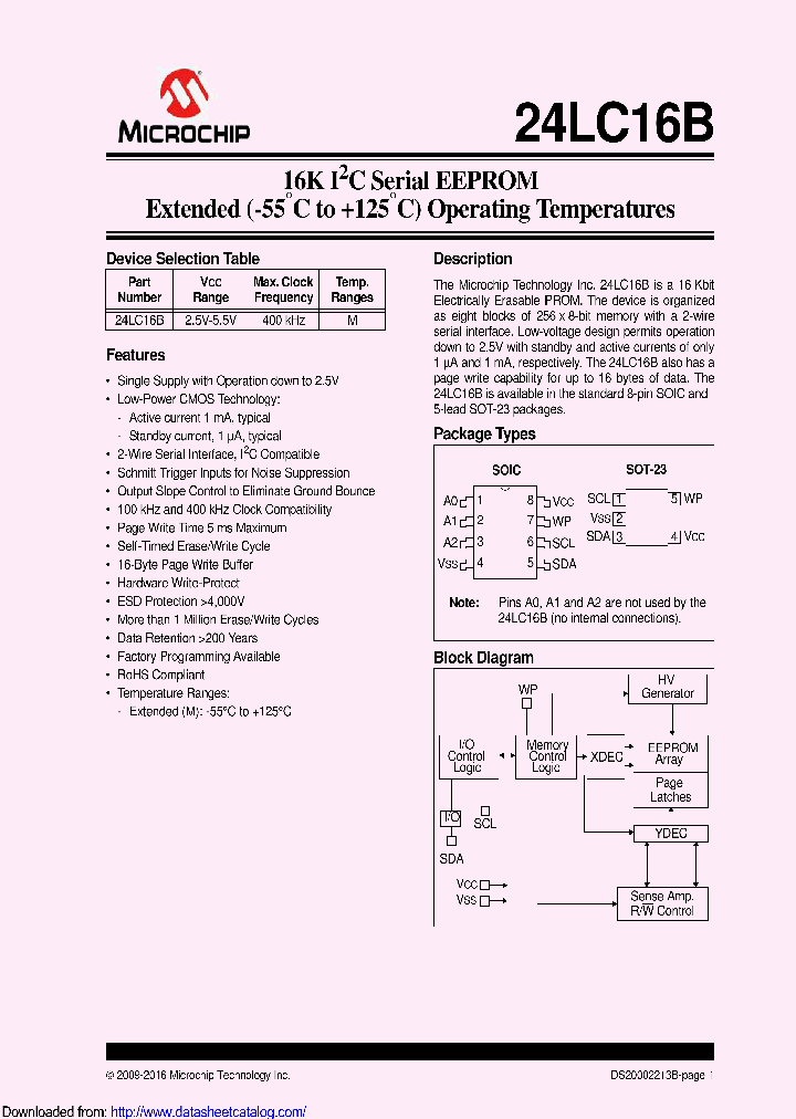 24LC16BH_9096701.PDF Datasheet