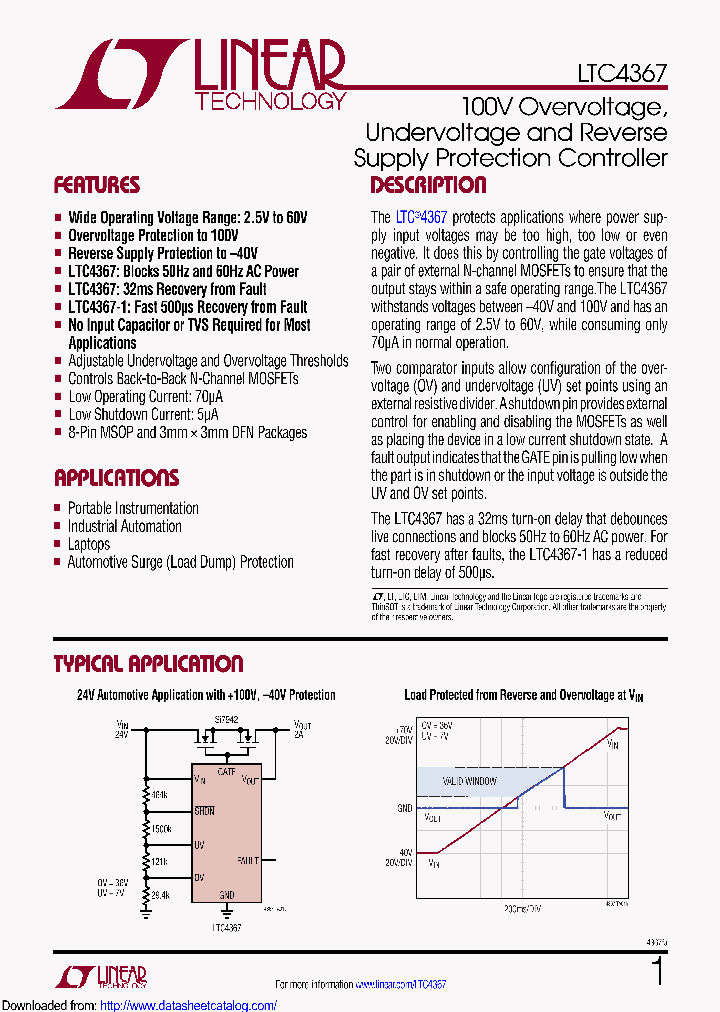 LTC4367HMS8TRPBF_9096751.PDF Datasheet