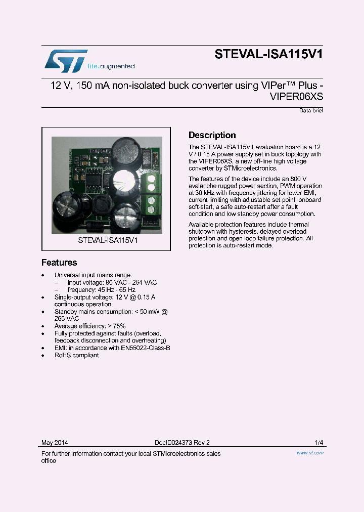 STEVAL-ISA115V1_9097546.PDF Datasheet