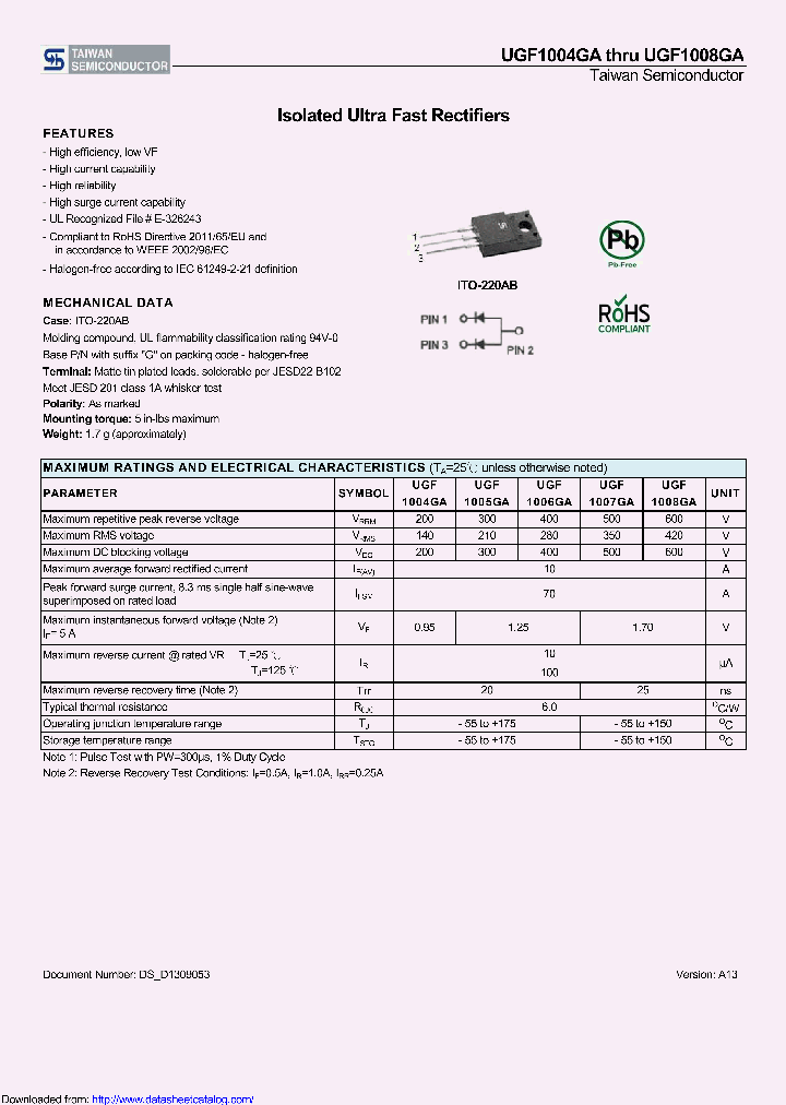 UGF1004GA_9097977.PDF Datasheet