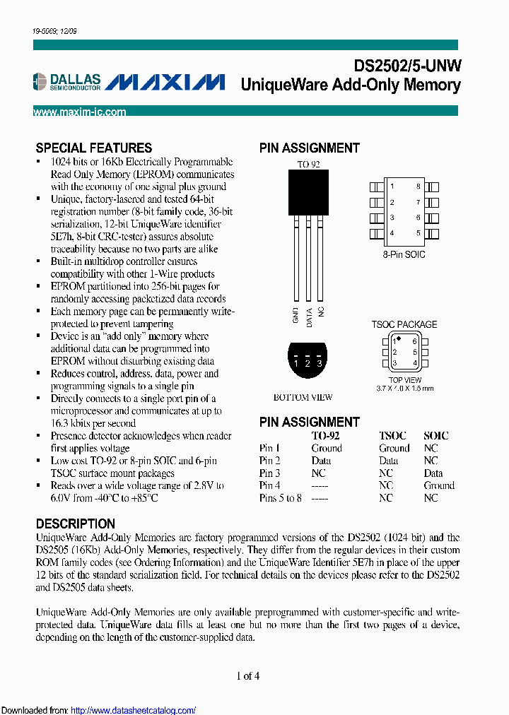 DS2502-UNW-112F_9099012.PDF Datasheet
