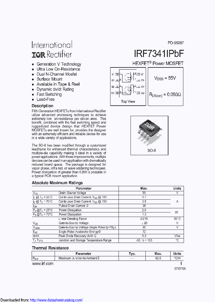 IRF7341ITRPBF_9099185.PDF Datasheet