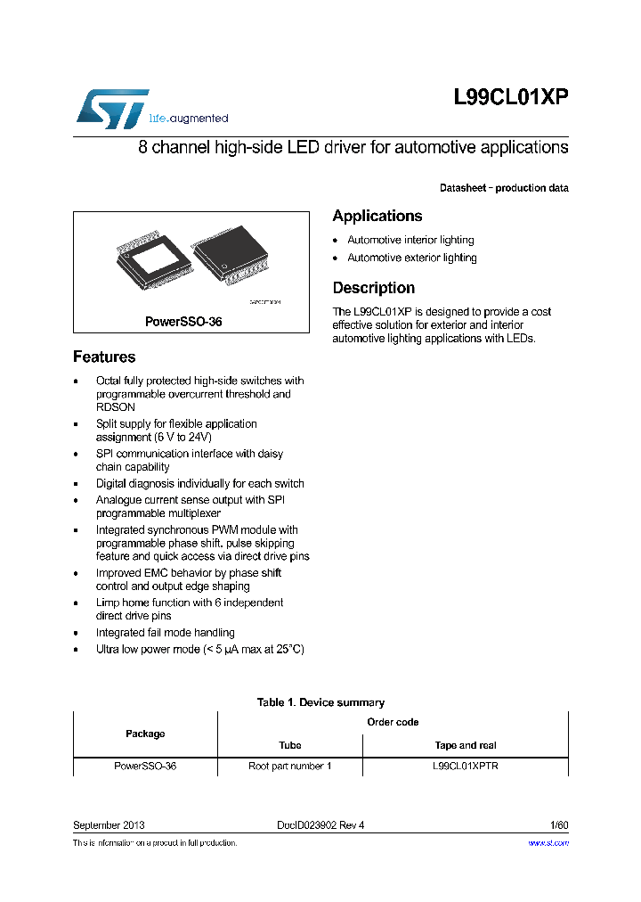 L99CL01XP_9099854.PDF Datasheet