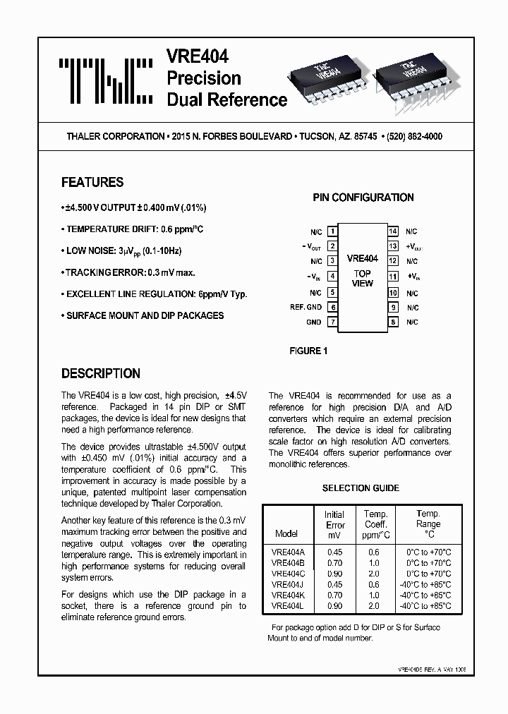 VRE404JD_9100375.PDF Datasheet