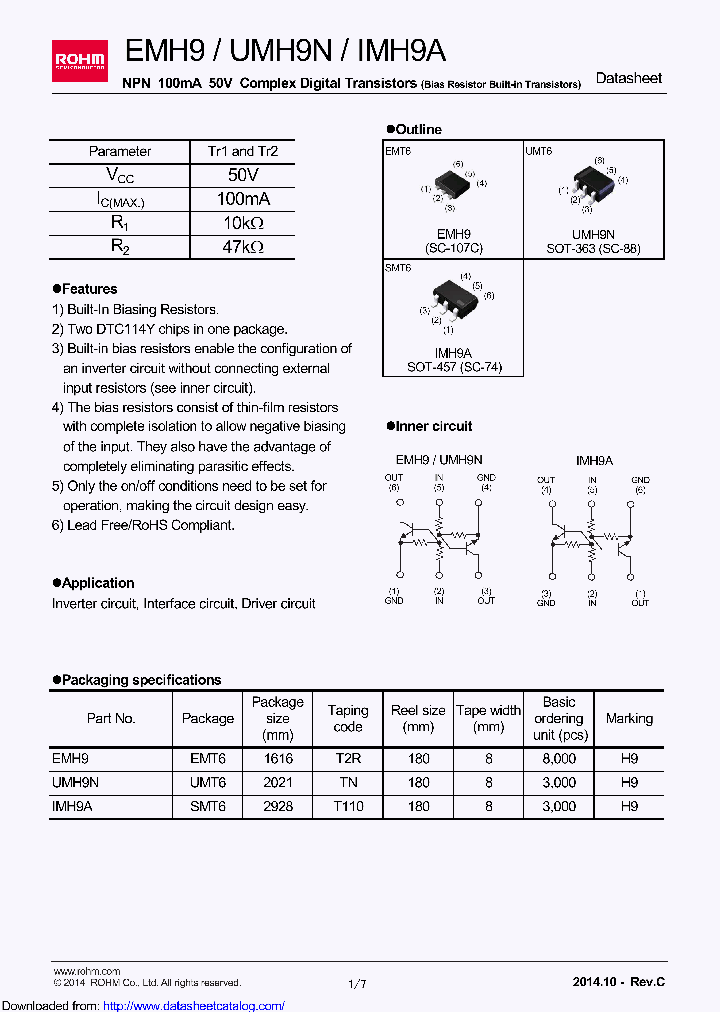UMH9NTN_9101232.PDF Datasheet
