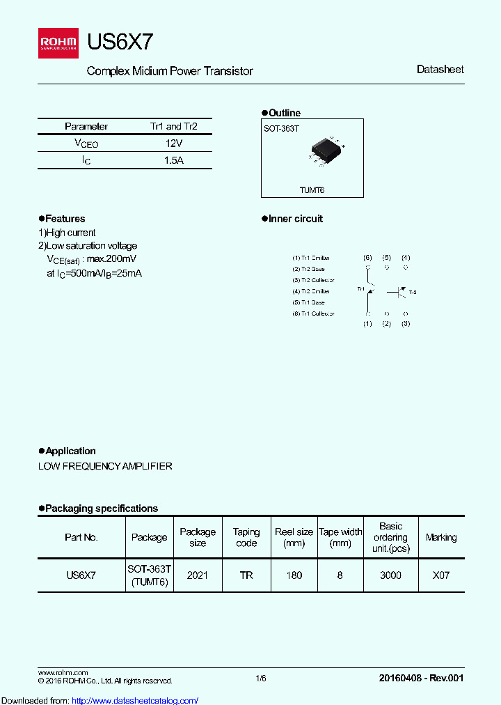 US6X7_9101318.PDF Datasheet