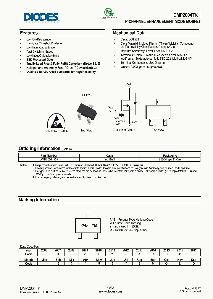 DMP2004TK-7_9101626.PDF Datasheet