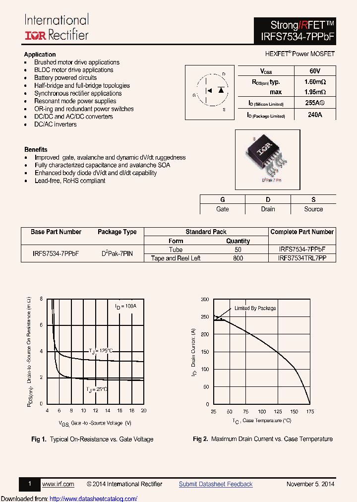 IRFS7534TRL7PP_9102298.PDF Datasheet