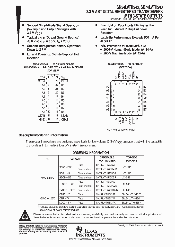 SN74LVTH543DWR_9102545.PDF Datasheet