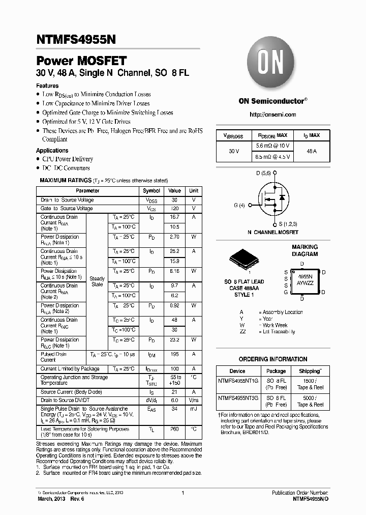 NTMFS4955N_9103219.PDF Datasheet
