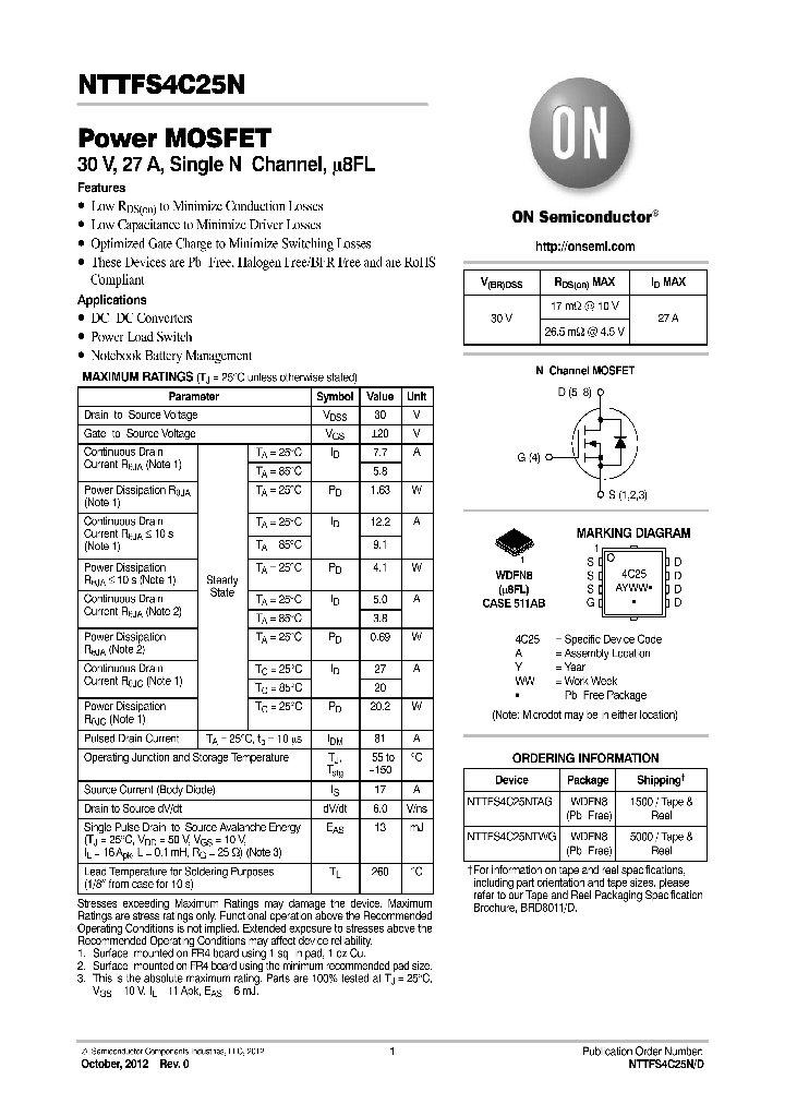 NTTFS4C25N_9103220.PDF Datasheet