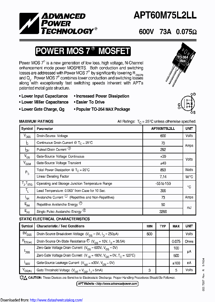 APT60M75L2LLG_9104481.PDF Datasheet