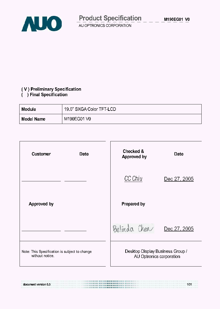 M190EG01_9113474.PDF Datasheet