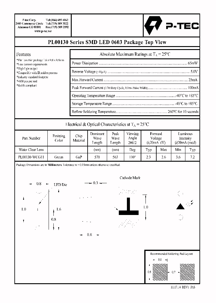 PL00130-WCG11-14_9116829.PDF Datasheet