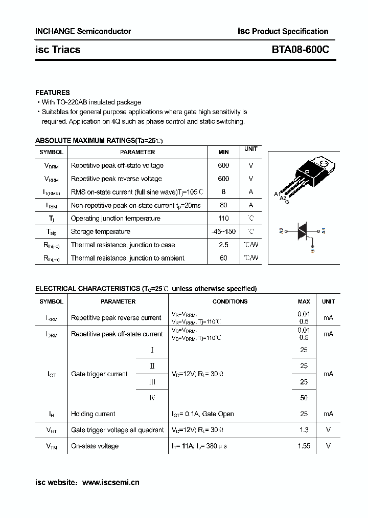 BTA08-600C_9117317.PDF Datasheet