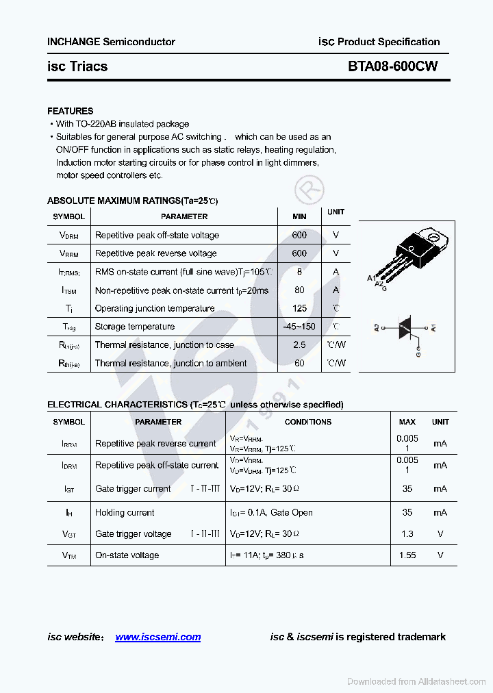 BTA08-600CW_9117319.PDF Datasheet