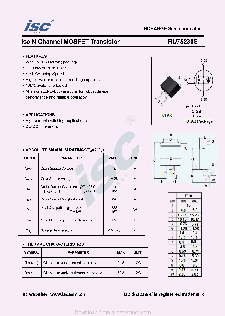 RU75230S_9117364.PDF Datasheet