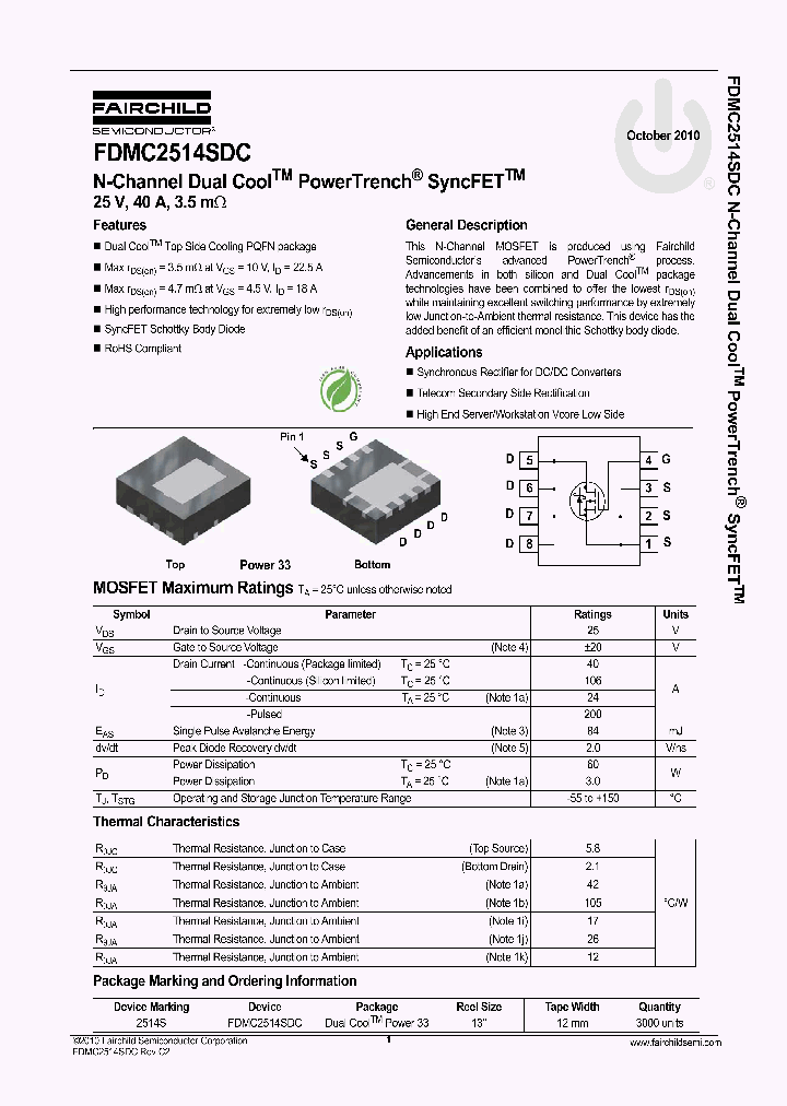FDMC2514SDC_9117478.PDF Datasheet