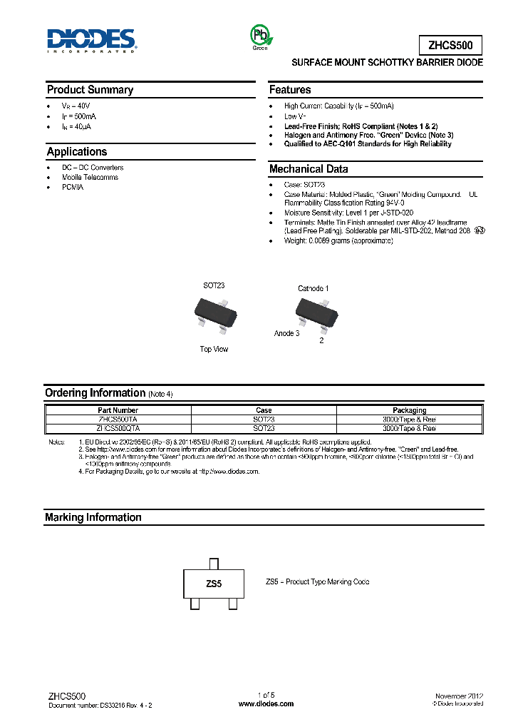 ZHCS500TA_9117515.PDF Datasheet