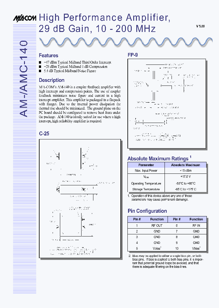 AMC-140SMA_9118389.PDF Datasheet