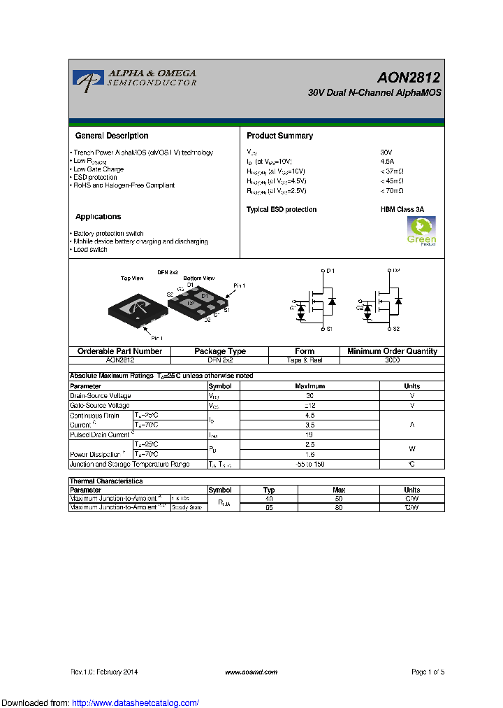 AON2812_9118832.PDF Datasheet